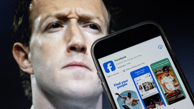 Facebook founder Marc Zuckerberg surprisingly announced on Tuesday that he was ending his cooperation with fact-checkers. (Bild: AFP/Drew ANGERER)