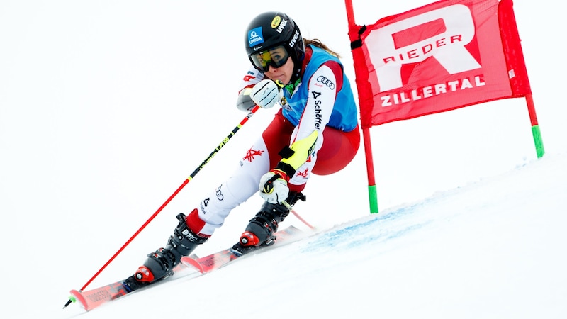 Marie Therese Haller finished on the podium once again. (Bild: GEPA pictures)