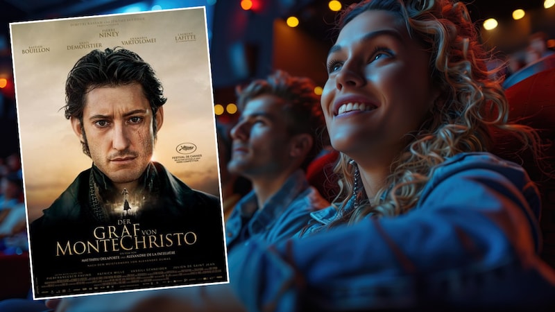 See "The Count of Monte Cristo" at the premiere in Vienna, Graz, Klagenfurt and Linz on January 16 before everyone else! (Bild: Panda Film)