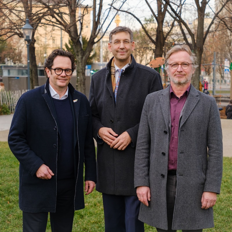 Markus Reiter (Neubau), Markus Figl (City) and Martin Fabisch (Josefstadt) have now been invited to City Hall by Mayor Michael Ludwig. (Bild: Shervin Sardari)