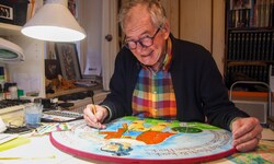 Werner Hölzl brachte die Figur des legendären Hanswurst zu Papier.