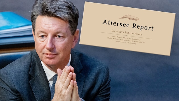 Herbert Kickl's confidant Norbert Nemeth leads the Attersee Circle - an intellectual think tank of the FPÖ - and publishes the "Attersee Report". (Bild: Krone KREATIV/picturedesk.com)