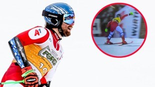 Marco Schwarz schied schon im ersten Durchgang aus.