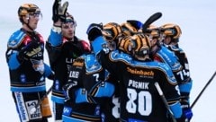 Die Black Wings rangen Graz 3:2 nach der zweiten Verlängerung nieder.  (Bild: GEPA)