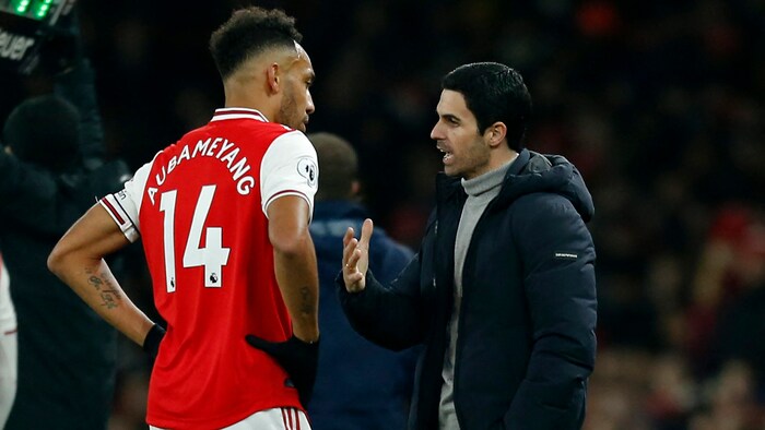 Arteta dropped Aubameyang from the squad in December 2021 and the striker left the Premier ...