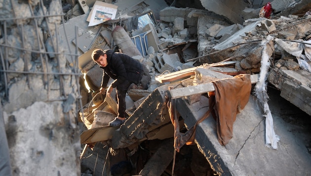 Weite Teile der Küstenenklave sind mittlerweile unbewohnbar. (Bild: AFP/Eyad BABA)