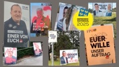 Schmierereien, zerfetzte Plakate, Naziparolen – die FPÖ kritisiert, ganz im Wahlkampfmodus, hierbei auch fehlende Haltung anderer Parteien. (Bild: Krone KREATIV/FPÖ Niederösterreich)