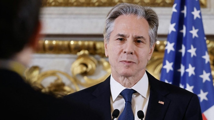Antony Blinken (Bild) hat bei seinem Besuch in Paris die von Donald Trump geäußerten Anschlussdrohungen mit Blick auf Grönland heruntergespielt.
