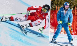 Conny Hütter (li.) und Lindsey Vonn gaben im ersten Training eine gute Figur ab 