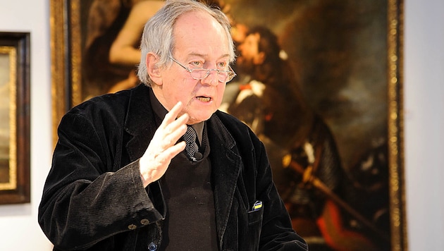 Otto Schenk during a book presentation in 2012 (Bild: www.viennareport.at/(c) blondel/knipserbande.at)