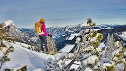 Blick in das Tal der Radmer und auf das „steirische Matterhorn“ (ganz links im Bild). (Bild: Weges)