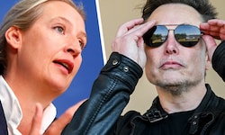 AfD-Chefin Alice Weidel und Elon Musk diskutieren ab 19 Uhr auf X miteinander.