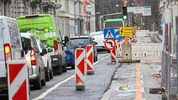 In der Elisabethstraße wird noch bis November gearbeitet. 