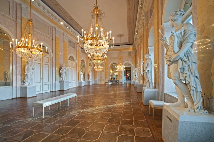 Der Musensaal gehört zu den Highlights der Prunkräume.