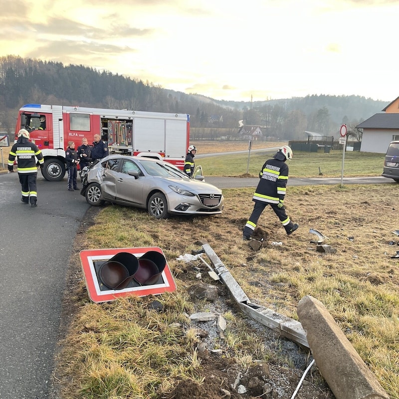 Vor Ort entstand ein erheblicher Schaden. (Bild: FF Ludersdorf)