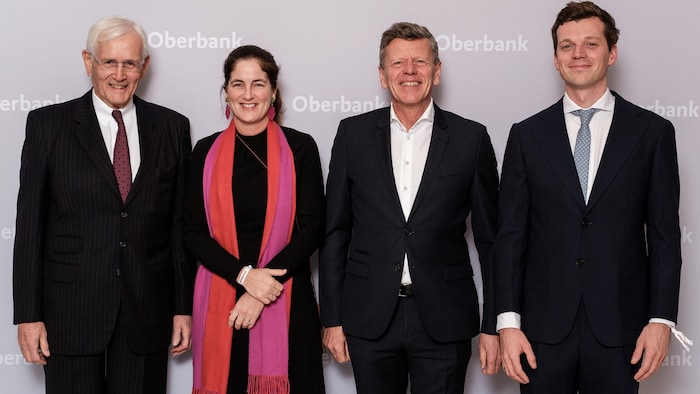 Peter Mitterbauer (MIBA), Johanna Mitterbauer, Georg Emprechtinger (Team 7), Stefan ...
