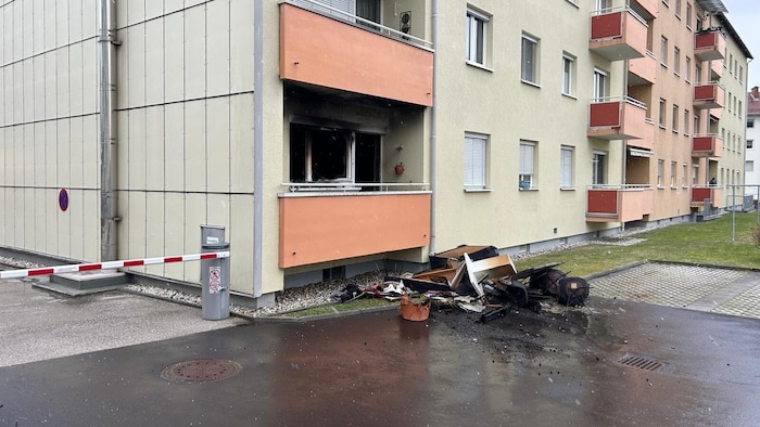 Die Erdgeschoßwohnung war betroffen