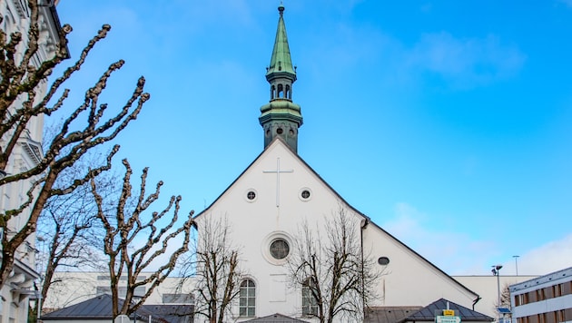 The Capuchin Church stands at the end of Bahnhofsstraße in Klagenfurt. (Bild: Arbeiter Dieter)