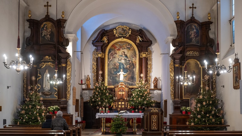 The interior of the Capuchin church is simple. (Bild: Arbeiter Dieter)