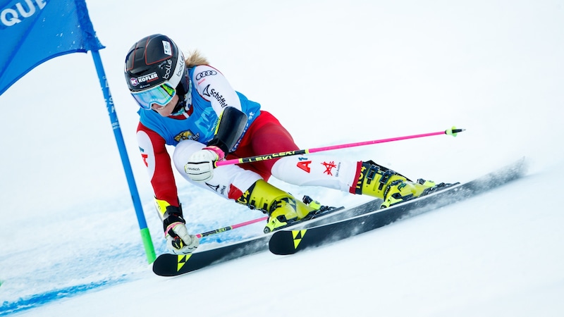 Nina Astner feierte ihren zweiten Sieg im Europacup. (Bild: GEPA pictures)