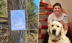 „Wir fanden das so rührend“, zeigt sich Familie Kunz erleichtert. Simon, hier mit Hund „Milo“, ...