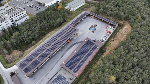 This new system in the Tyrolean Oberland is the largest on a provincial building. (Bild: Tinext)