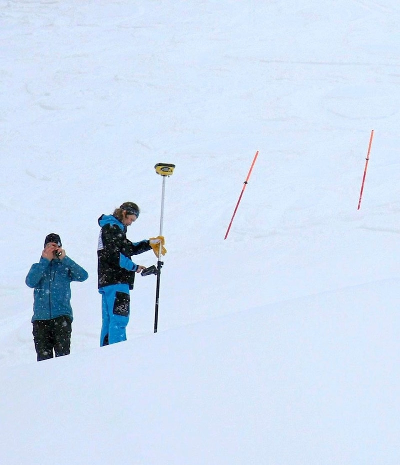 The bumps were also tinkered with on Friday. (Bild: Tröster Andreas/ANDREAS TROESTER)