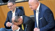 Kehrtwende von Christian Stocker (r.) gegenüber Herbert Kickl (l.) war Funktionären zu viel