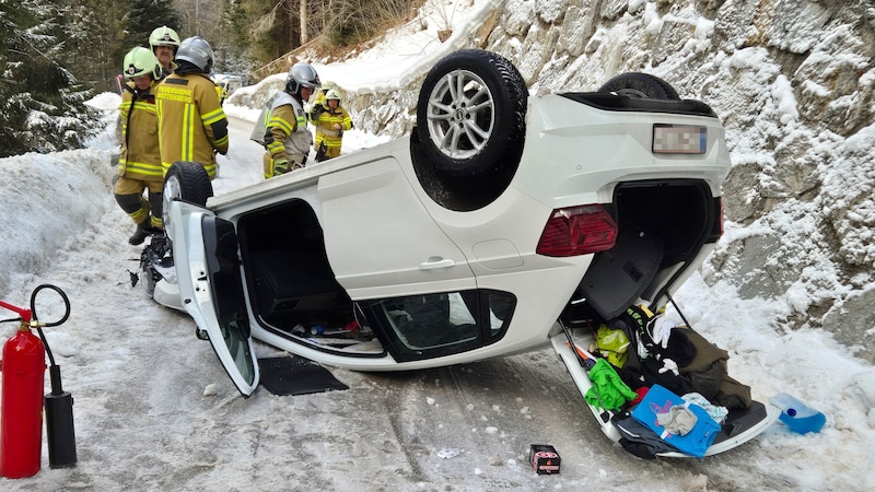 Hard to believe: the occupants were probably uninjured. (Bild: zoom.tirol)