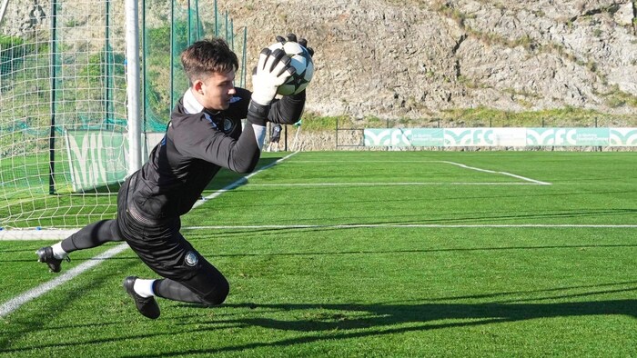 Goalie Daniil Khudyakov