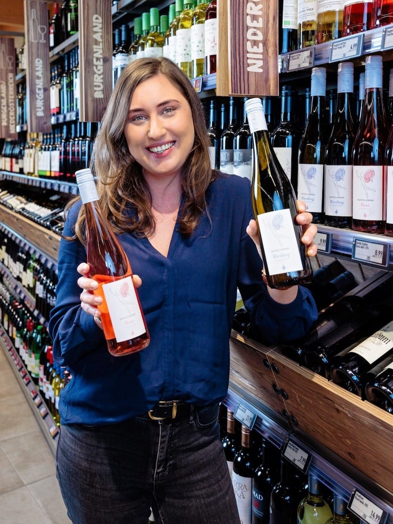 Benita represents a whole new generation of winegrowers in her vineyards in eastern Lower Austria (Bild: Johannes Brunnbauer)