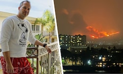 Markus Illko befindet sich in unmittelbarer Nähe der Flammen-Hölle