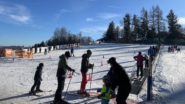 The Kinderland on the Hansberg has been open since December 13, which makes chairman Herbert Hofbauer happy. (Bild: Hofbauer)