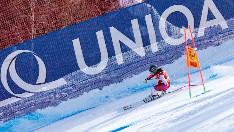 Stephanie Venier came fifth in the downhill. (Bild: GEPA/GEPA pictures)