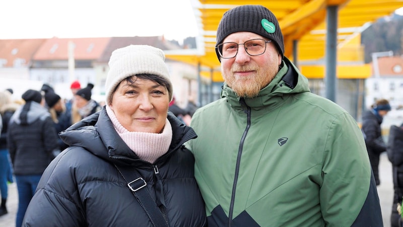 Gerhard and Birgitta Halling from Bruck went to the demonstration (Bild: Scheriau Erwin)