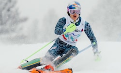 Lucas Pinheiro Braathen verpasste den Sieg um zwei Hundertstel.