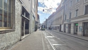 Wüste Szenen spielten sich kurz vor Weihnachten in der Grazer Jakoministraße ab. (Bild: Monika König-Krisper)