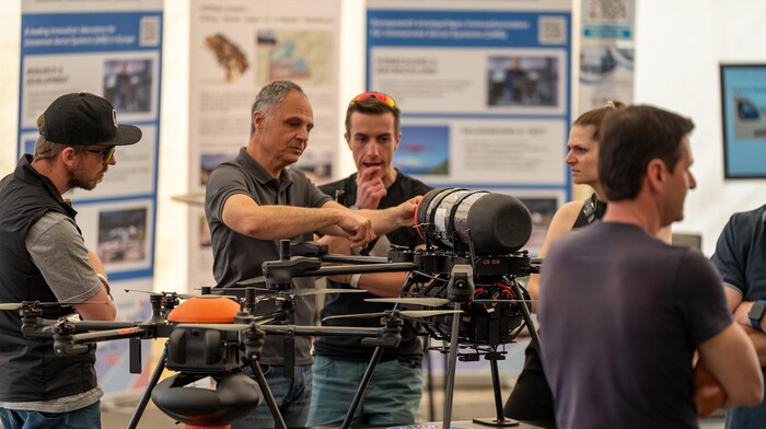 Auch das Drohnenfestival lockte zahlreiche Besucher an.