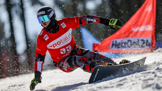 Dominik Burgstaller musste sich nur Maurizio Bormolini geschlagen geben. (Bild: GEPA/GEPA pictures)