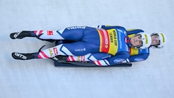 Selina Egle und Lara Kipp rasten in Altenberg zum Sieg. (Bild: GEPA/GEPA pictures)