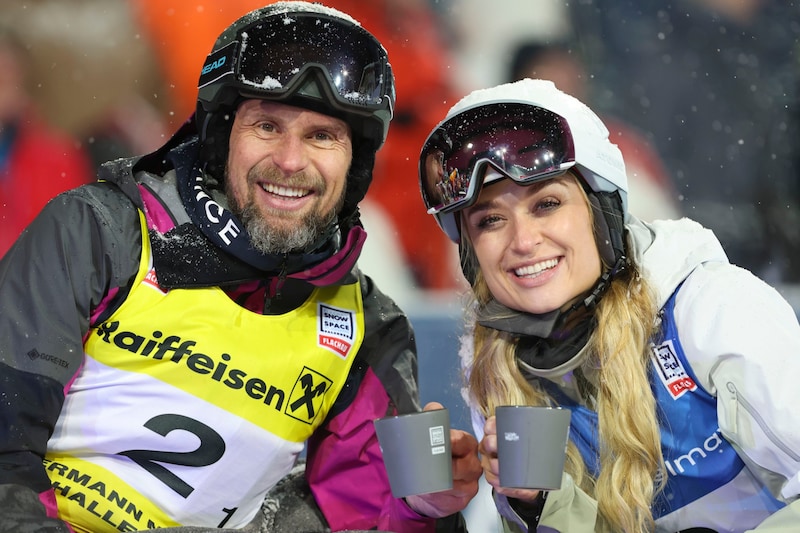 Winners last year: Corinna Kamper (right) and Marco Büchel. (Bild: GEPA pictures)