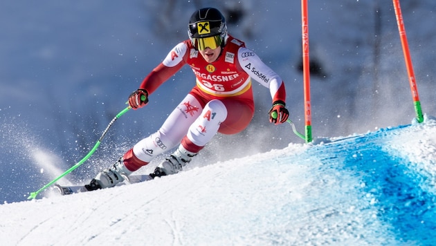 Magdalena Egger fuhr am Samstag knapp an den Punkten vorbei. (Bild: APA/EXPA / APA / picturedesk.com)