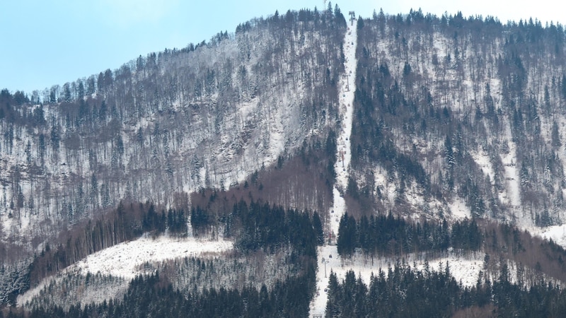 The Kasberg ski area in Grünau im Almtal. (Bild: Matthias Lauber/laumat.at/laumat)