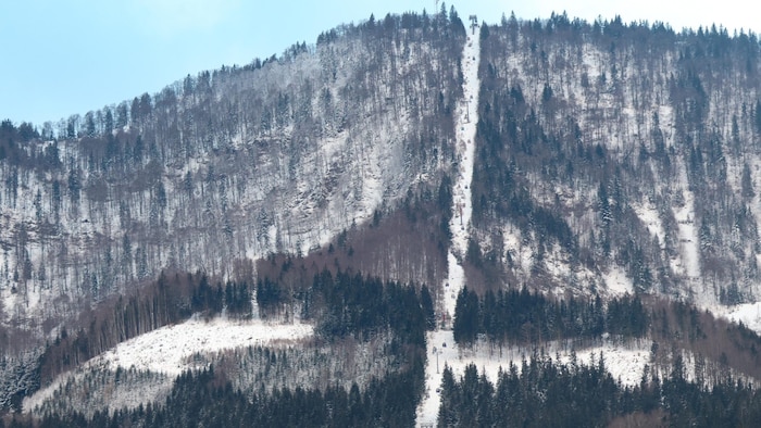 The Kasberg ski area in Grünau im Almtal.