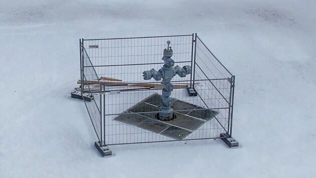 Die Gasbohrstelle in Molln