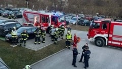 Fast 60 Feuerwehrleute und die Polizei waren vor Ort. (Bild: Freiwillige Feuerwehr Eggersdorf)