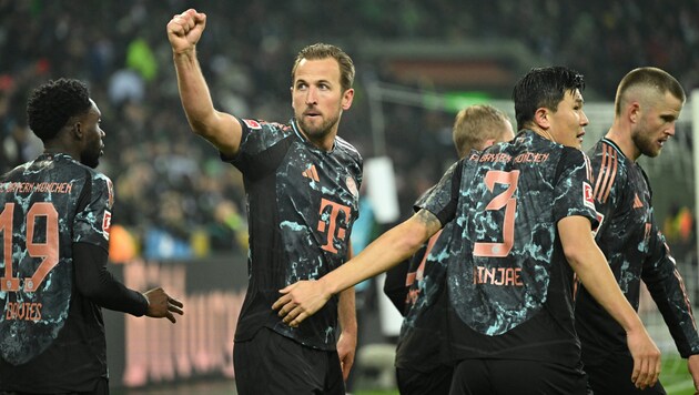 Thanks to Harry Kane, Bayern have made a successful start to the spring season of Germany's Bundesliga ... (Bild: AFP)