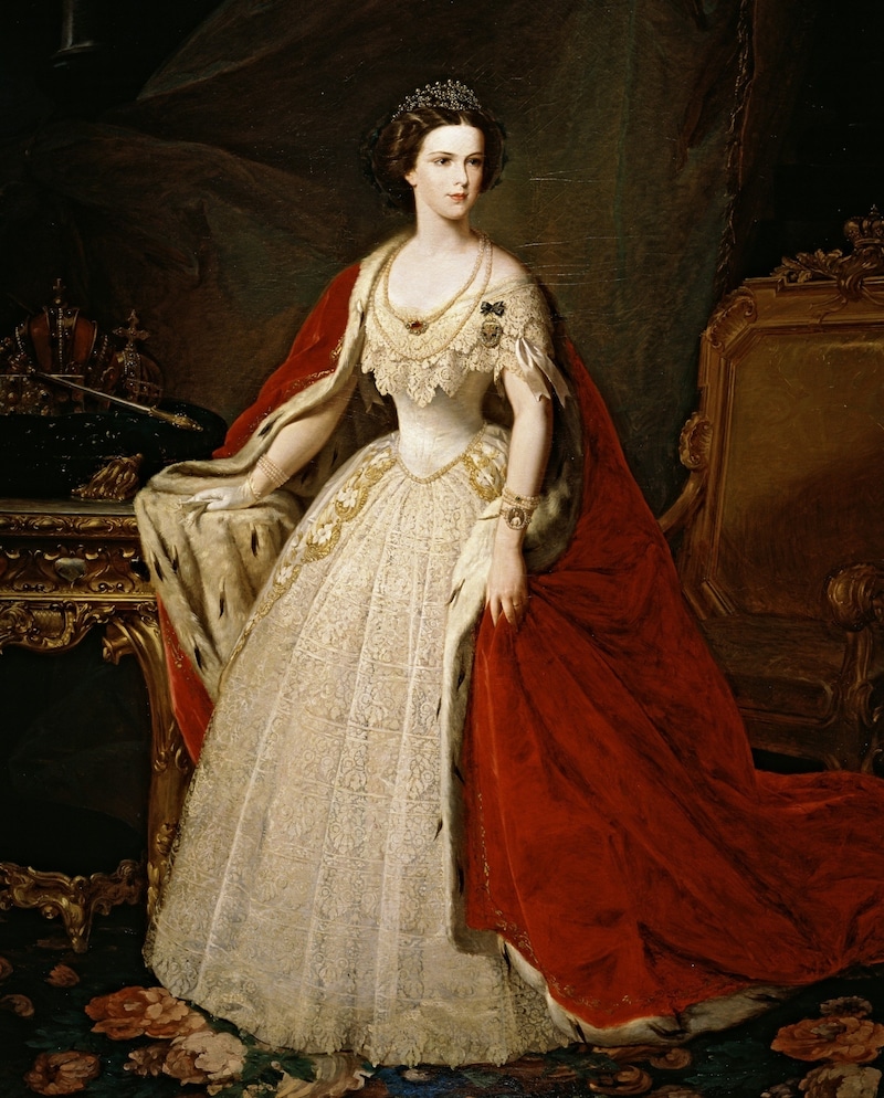 Die junge Monarchin. Durch die Hochzeit 1854 wurde Elisabeth Kaiserin von Österreich. (Bild: Rabatti - Domingie / akg-images / picturedesk.com)