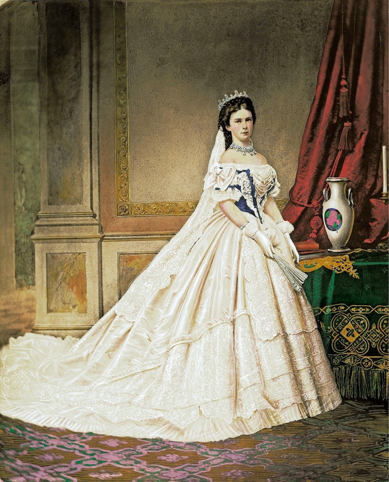 Elisabeth im ungarischen Hofkleid. 1867 wurde sie auch Königin von Ungarn. (Bild: ÖNB / ÖNB-Bildarchiv / picturedesk.com)