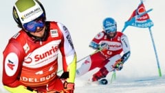 Manuel Feller (li.) und Marco Schwarz verpassten die Spitzenplätze in Adelboden. (Bild: GEPA)